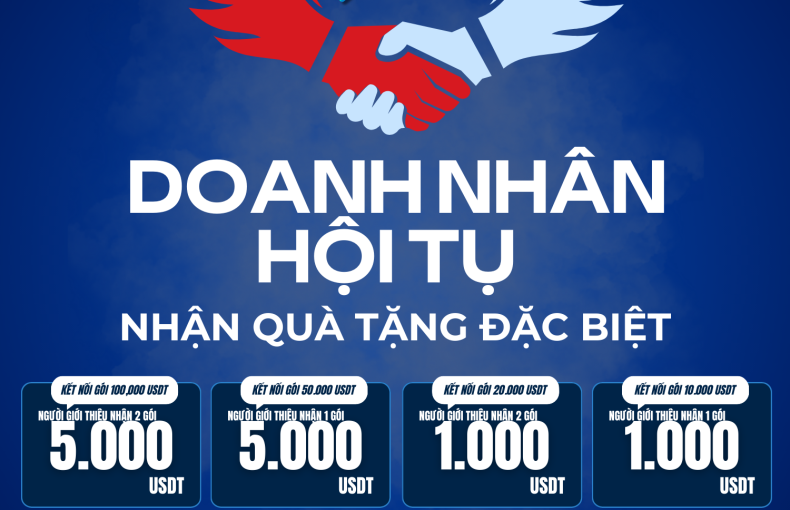 DOANH NHÂN HỘI TỤ – CƠ HỘI ĐẦU TƯ VÀ NHẬN QUÀ TẶNG ĐẶC BIỆT CÙNG XINTEL